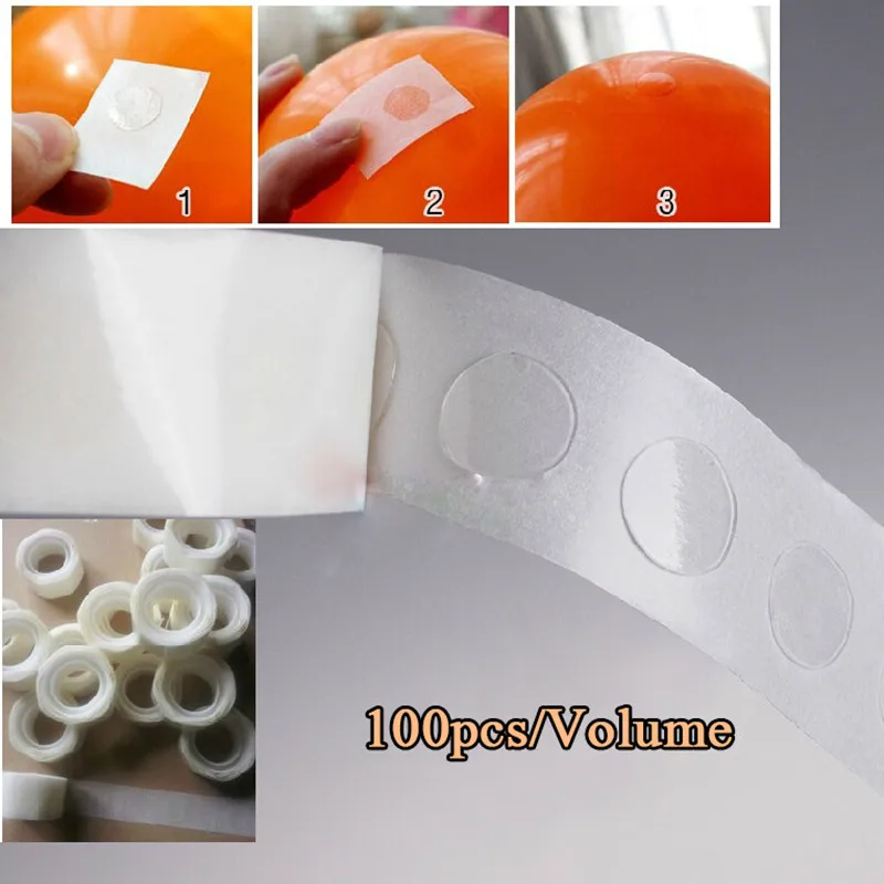 100pcs Balloon Glue Point Ballon Accessories Double-Sided Multi Use Fix Balloons Stickers Party Accessories Removable Supplies
100pcs Balloon Glue Point Ballon Accessories Double-Sided Multi Use Fix Balloons Stickers Party Accessories Removable Supplies