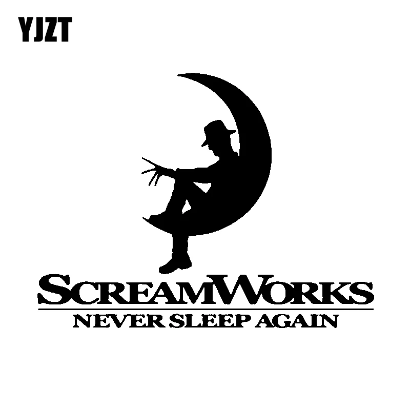 YJZT 16.2CM*12.2CM Fashion Scream Works Vinyl Graphics Car Styling Car Sticker Decal Black/Silver C11-1371
YJZT 16.2CM*12.2CM Fashion Scream Works Vinyl Graphics Car Styling Car Sticker Decal Black/Silver C11-1371