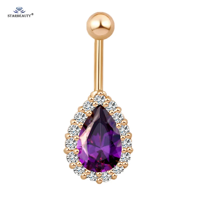 Starbeauty яркий Bijoux (украшения своими руками) капли воды живота пирсинг Ombligo серьги
