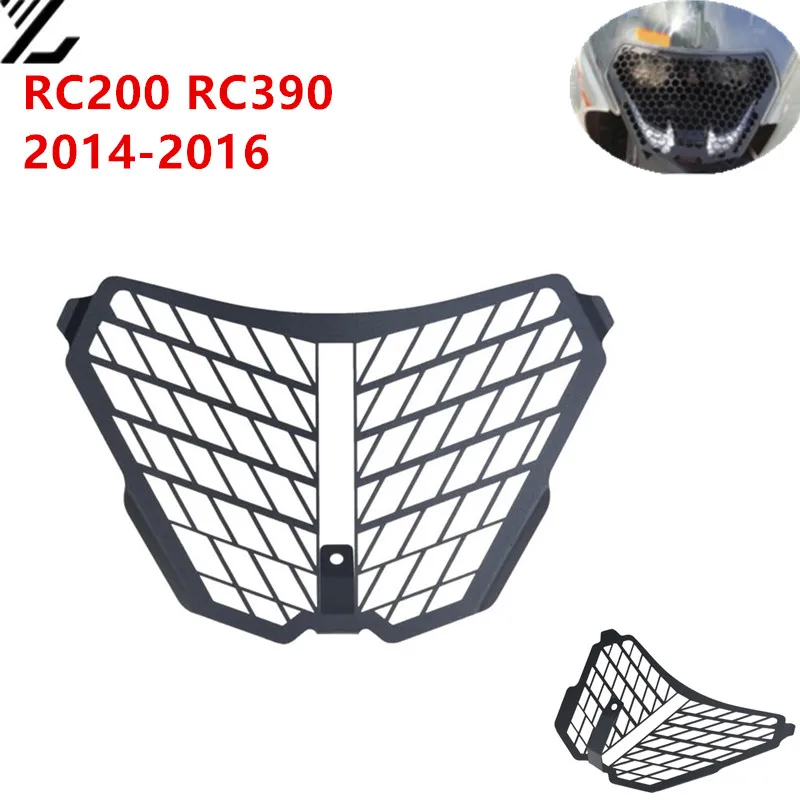 

Motorcycle Accessories Headlight Guard Grille Protector Cover Protectors For KTM RC125 RC200 RC390 2016 2015 2014