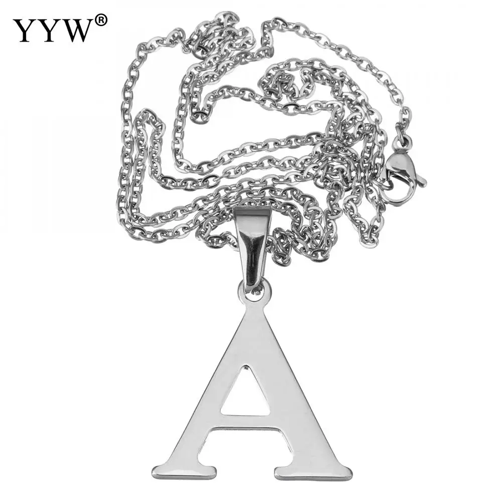 Fashion Letter Necklaces Pendants alphabet Stainless Steel Choker Initial Necklace Women Girl Jewelry Statement Necklace Collier
Fashion Letter Necklaces Pendants alphabet Stainless Steel Choker Initial Necklace Women Girl Jewelry Statement Necklace Collier