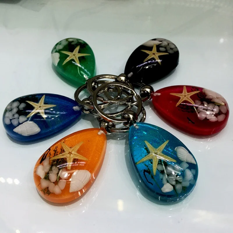 Novelty New Fashion Luminous Shell Starfish Charm Keychain For Women Blue Seaworld Crystal Key Chains Men Trinket Jewelry Gift
Novelty New Fashion Luminous Shell Starfish Charm Keychain For Women Blue Seaworld Crystal Key Chains Men Trinket Jewelry Gift