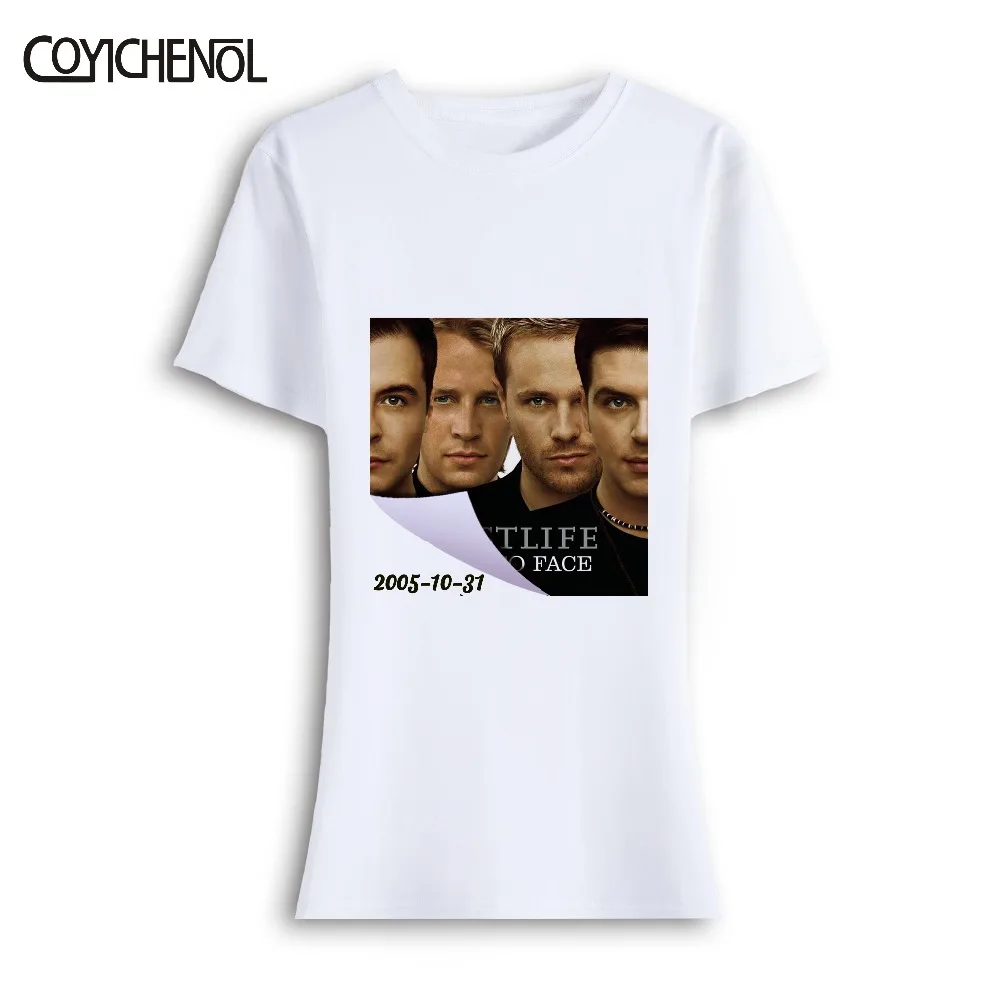 COYICHENOL Westlife 20th Anniversary Album Poster New women Modal Round neck slim short sleeve Print t-shirt
COYICHENOL Westlife 20th Anniversary Album Poster New women Modal Round neck slim short sleeve Print t-shirt