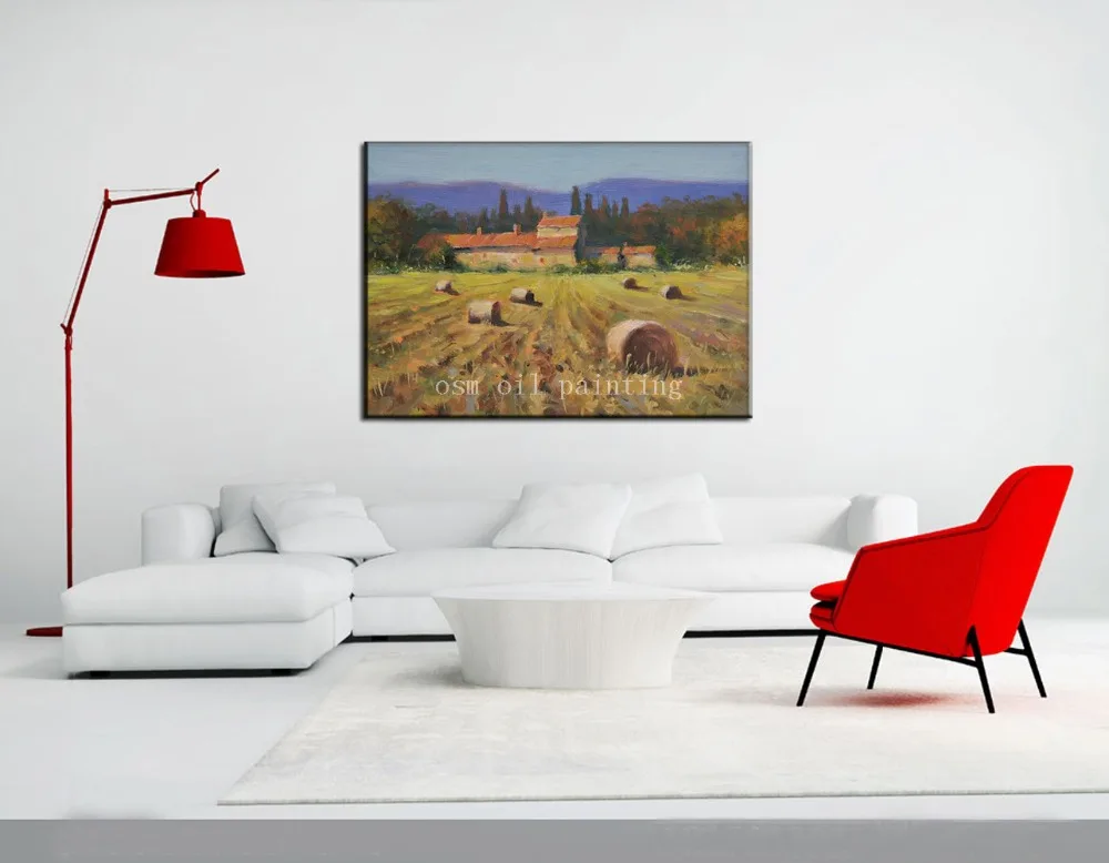 Handmade Abstract Wall Artwork Hang Canvas Picture Farm House Handpainting Tuscan Farm Landscape Countryside Knife Oil Paintings
Handmade Abstract Wall Artwork Hang Canvas Picture Farm House Handpainting Tuscan Farm Landscape Countryside Knife Oil Paintings