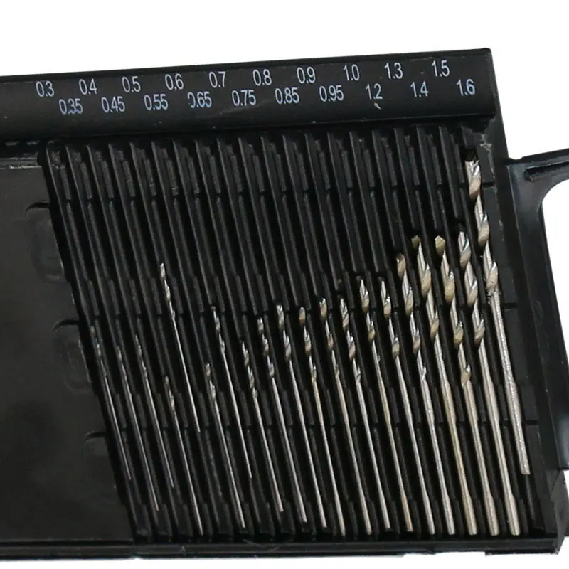 20Pcs/Set Twist Drill Bit Set Saw High Steel Titanium Coated Drill Woodworking Wood Metal Tools 0.3-1.6mm Homeshopp --M
20Pcs/Set Twist Drill Bit Set Saw High Steel Titanium Coated Drill Woodworking Wood Metal Tools 0.3-1.6mm Homeshopp --M