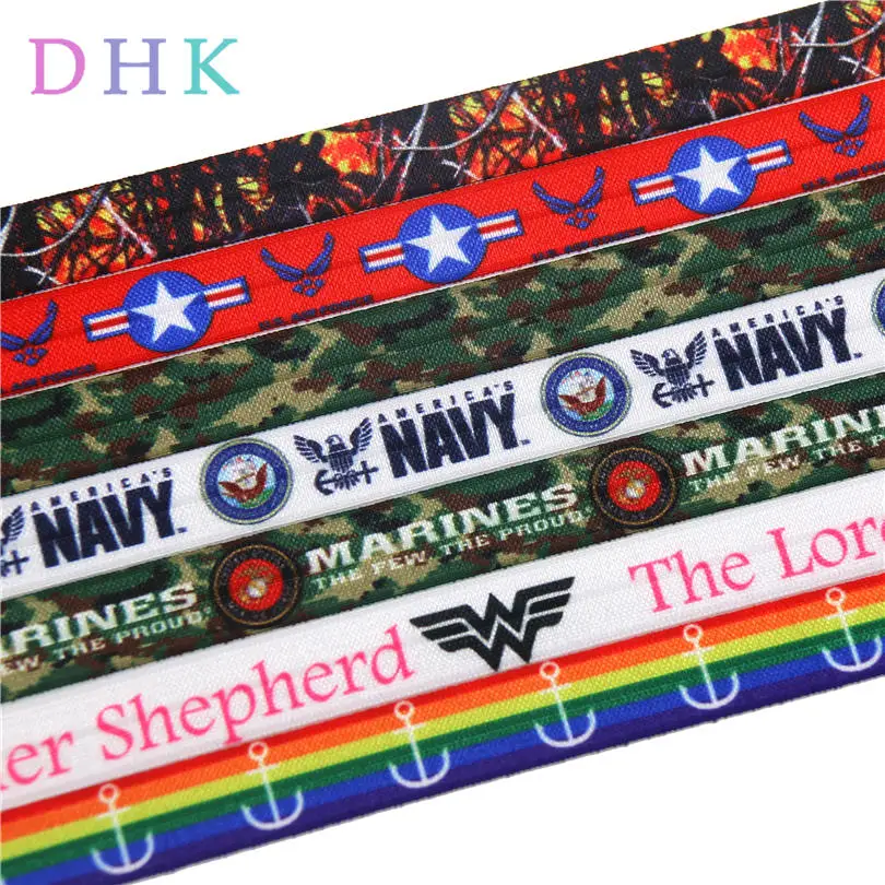 DHK 5/8'' Free shipping US air forces NAVY Marine anchor camo uniform printed Fold Elastic FOE ribbon hairbow headwear S790
DHK 5/8'' Free shipping US air forces NAVY Marine anchor camo uniform printed Fold Elastic FOE ribbon hairbow headwear S790