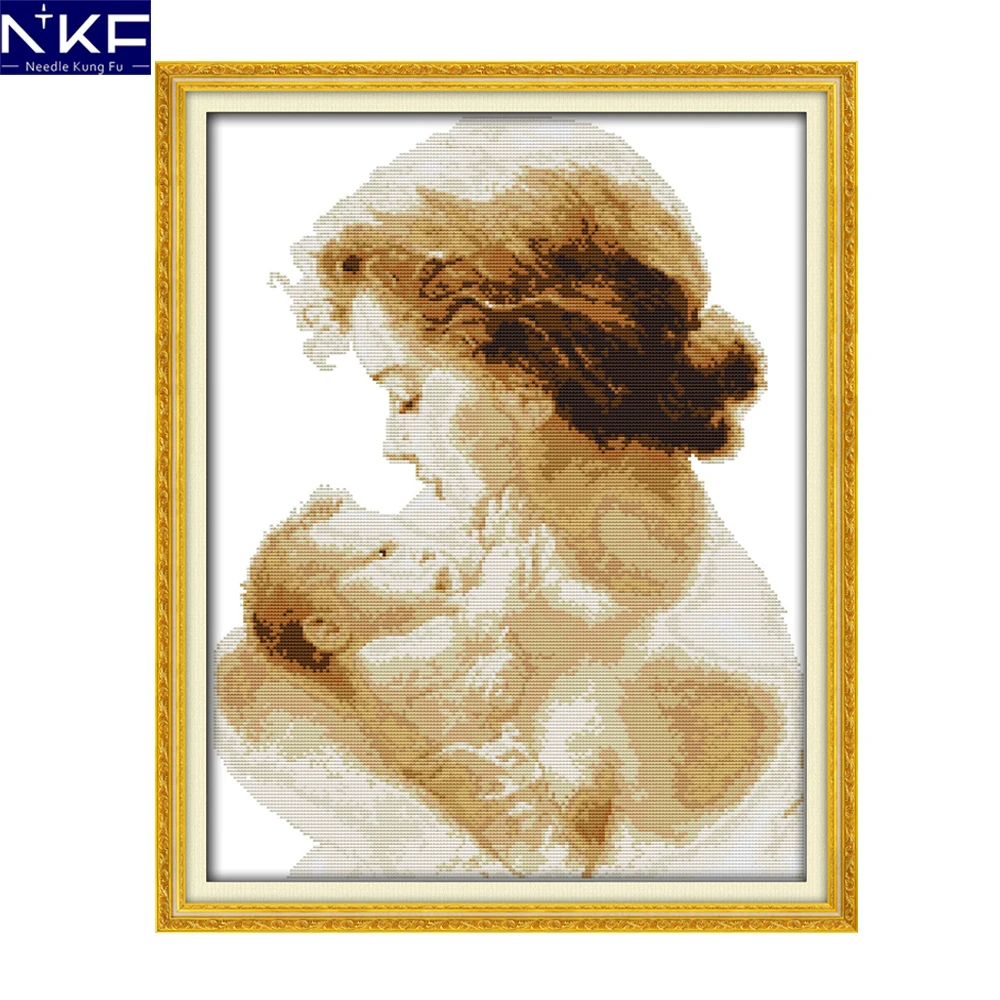NKF Mother's love figure style handcraft needlepoint kits counted stamped canvas Christmas cross stitch sets for home decoration
NKF Mother's love figure style handcraft needlepoint kits counted stamped canvas Christmas cross stitch sets for home decoration