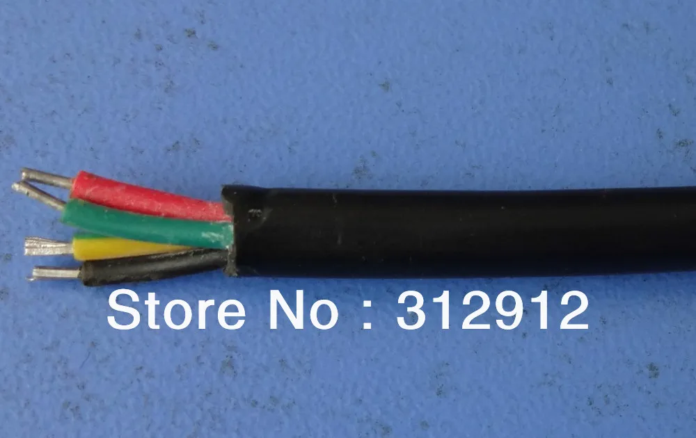 100m/lot 4pin(black-red-green-yellow) cable for pixel light,with black PVC covered,20AWG
100m/lot 4pin(black-red-green-yellow) cable for pixel light,with black PVC covered,20AWG