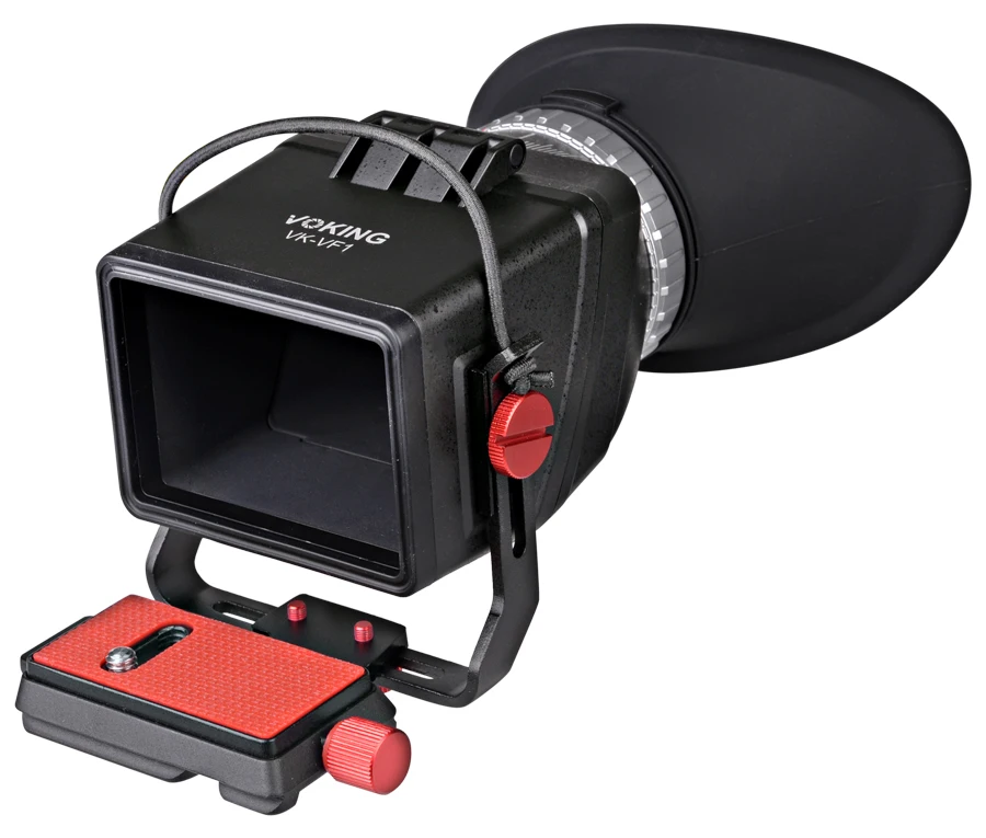 Voking VK-VF1 LCD Viewfinder for the most of 3''~3.2'' Screen DSLR with two metal supports (working with the additional grip)
Voking VK-VF1 LCD Viewfinder for the most of 3''~3.2'' Screen DSLR with two metal supports (working with the additional grip)