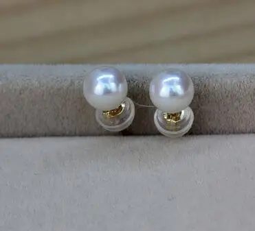 Free shipping Beautiful a pair 11-12 mm AAA south sea white round pearl stud earrings 14k
Free shipping Beautiful a pair 11-12 mm AAA south sea white round pearl stud earrings 14k