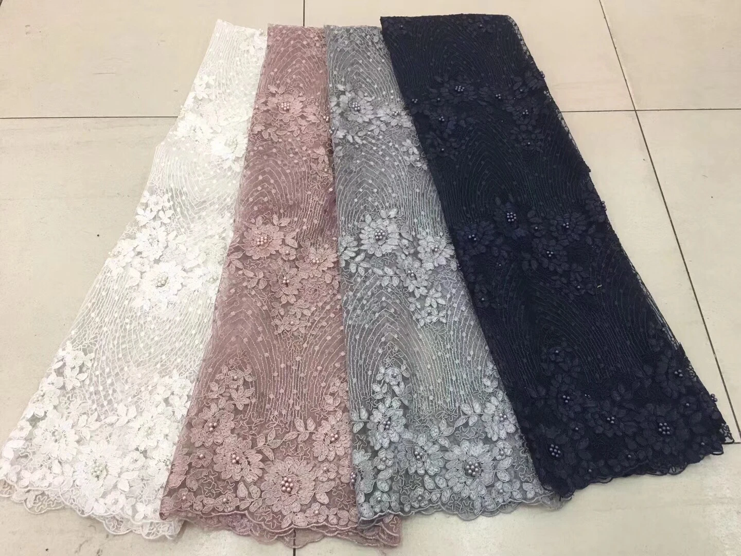 New arrivals 2018 embroidered net lace fabric for wedding dress hot sale african french guipure beaded lace fabric K-D2386
New arrivals 2018 embroidered net lace fabric for wedding dress hot sale african french guipure beaded lace fabric K-D2386