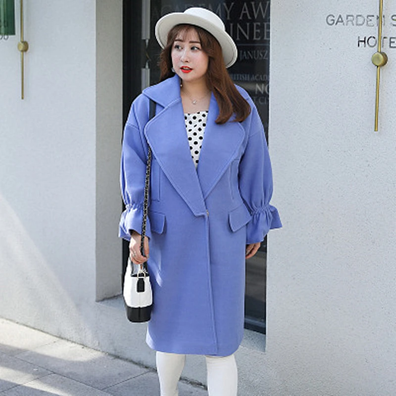 Winter New Large Size Women's Korean Version Of The Ladies Wind Wool Coat Plus Fertilizer To Increase Multi-color Fashion
Winter New Large Size Women's Korean Version Of The Ladies Wind Wool Coat Plus Fertilizer To Increase Multi-color Fashion
