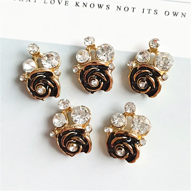 50PCS 14*18mm Alloy Material Crystal Enamel Flower Charm Oil drop Flower pendant for Earring Necklace DIY Jewelry Making
50PCS 14*18mm Alloy Material Crystal Enamel Flower Charm Oil drop Flower pendant for Earring Necklace DIY Jewelry Making