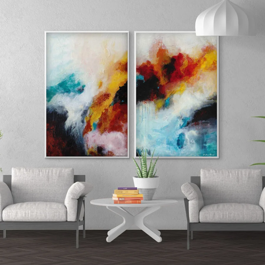New Design Modern Abstract Painting Colorful Clouds Wall Art Oil Painting on Canvas Handmade Home Decor
New Design Modern Abstract Painting Colorful Clouds Wall Art Oil Painting on Canvas Handmade Home Decor