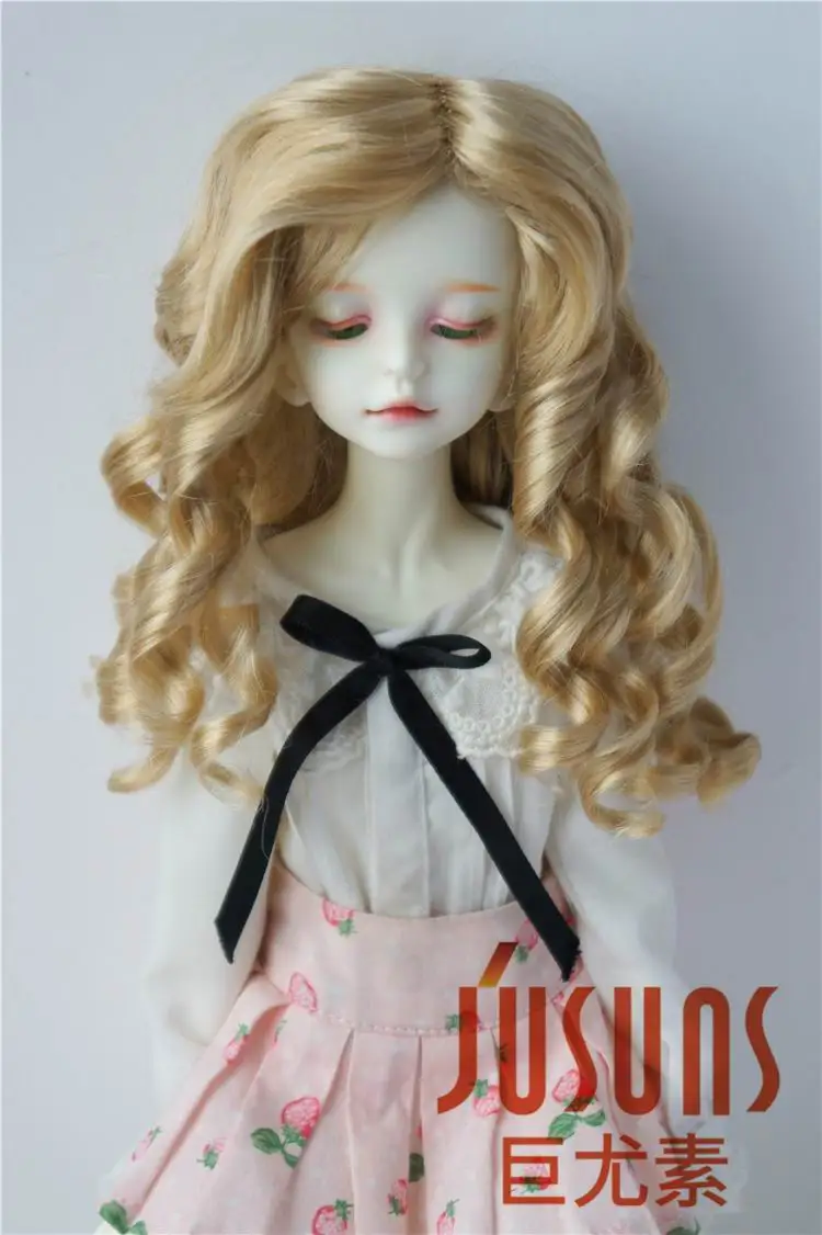 JD259 1/6 1/4 1/3 YOSD MSD SD модные парики для кукол BJD Размер 6 7inc 7 8 дюймов 9 женские кудрявые