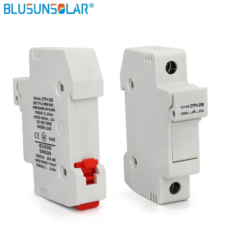 5 sets/lot PV Solar Fuse 15A 1000V DC Fusible 10x38 gPV, with Solar PV Fuse Holder
5 sets/lot PV Solar Fuse 15A 1000V DC Fusible 10x38 gPV, with Solar PV Fuse Holder