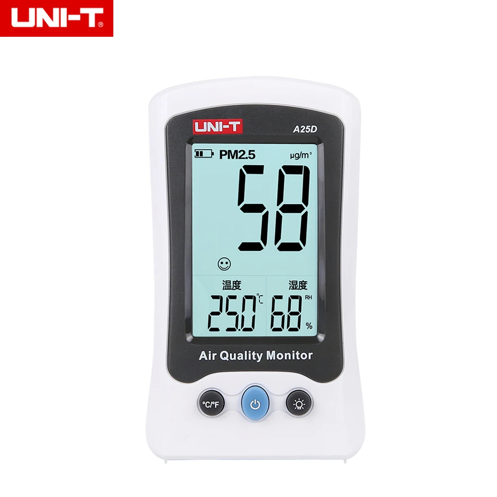 UNI-T A25D Настольный PM2.5 тестеры измерение качества воздуха 0 ~ 500ug/куб. М Авто Диапазон индикации перегрузки
UNI-T A25D Настольный PM2.5 тестеры измерение качества воздуха 0 ~ 500ug/куб. М Авто Диапазон индикации перегрузки