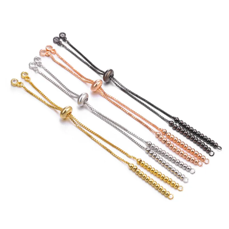 Adjustable Slider Chain Copper Accessories For Jewelry Making Diy Woman Men Bracelet Gold Sliver Jewelry Findings
Adjustable Slider Chain Copper Accessories For Jewelry Making Diy Woman Men Bracelet Gold Sliver Jewelry Findings