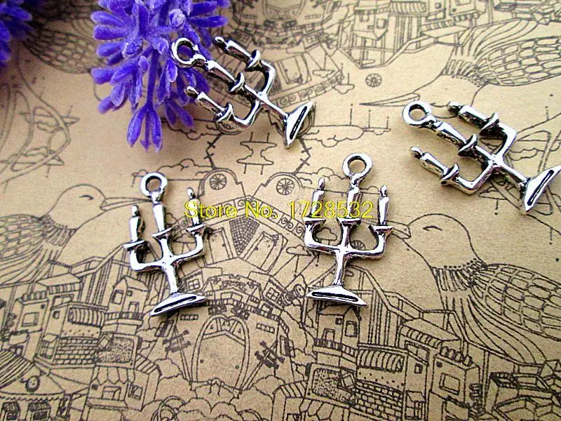 100pcs-- Spooky CANDELABRA Haunted House Charms Antique Tibetan silver Candlestick Charms pendant 24 x14mm
100pcs-- Spooky CANDELABRA Haunted House Charms Antique Tibetan silver Candlestick Charms pendant 24 x14mm