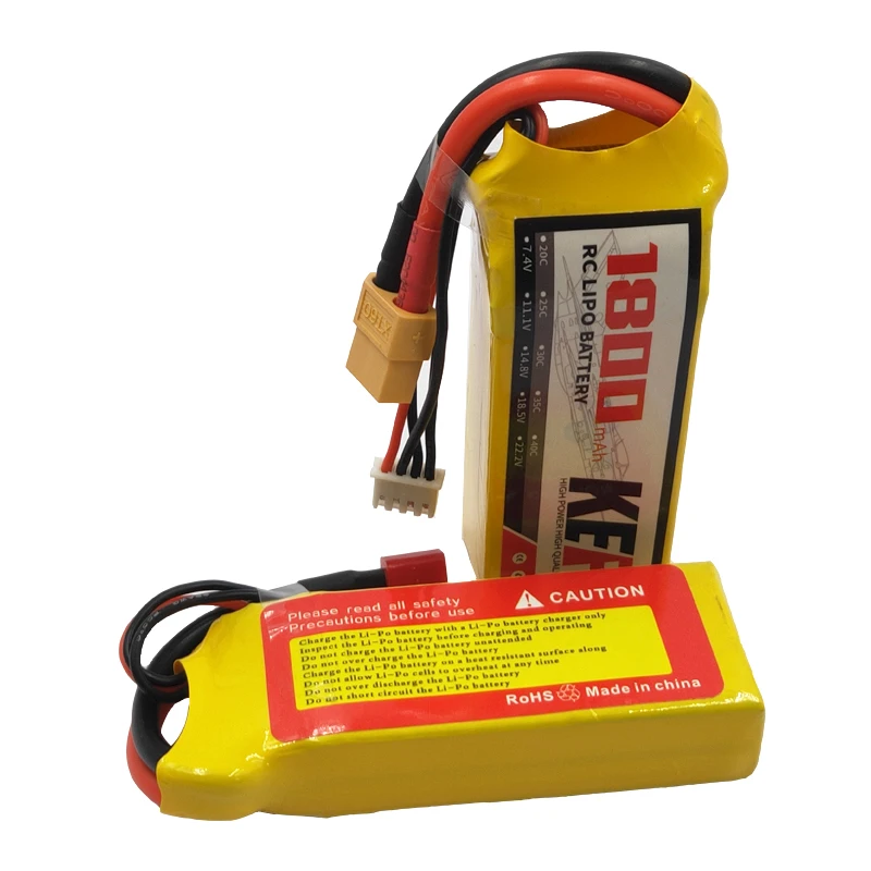 High POWER RC LiPo Battery 3S 1800mAh 11.1v 30C 40C MAX 60C 80C Rechargeable Lipo Battery For Remote Control Model XT60
High POWER RC LiPo Battery 3S 1800mAh 11.1v 30C 40C MAX 60C 80C Rechargeable Lipo Battery For Remote Control Model XT60