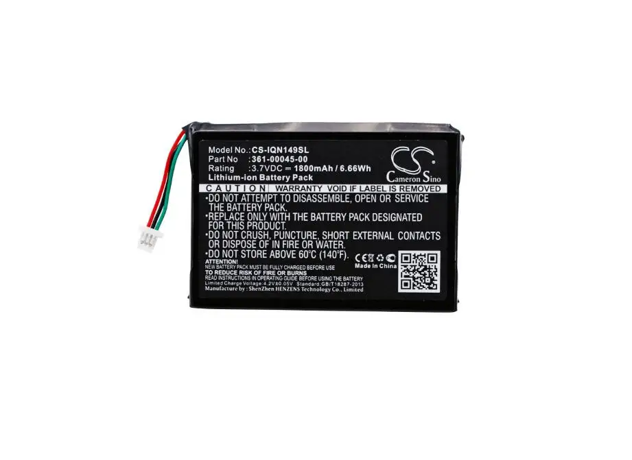 Cameron Sino 1800mah battery for GARMIN Nuvi 1490TV Nuvi 2585TV 361-00045-00 361-00045-20 batteries
Cameron Sino 1800mah battery for GARMIN Nuvi 1490TV Nuvi 2585TV 361-00045-00 361-00045-20 batteries