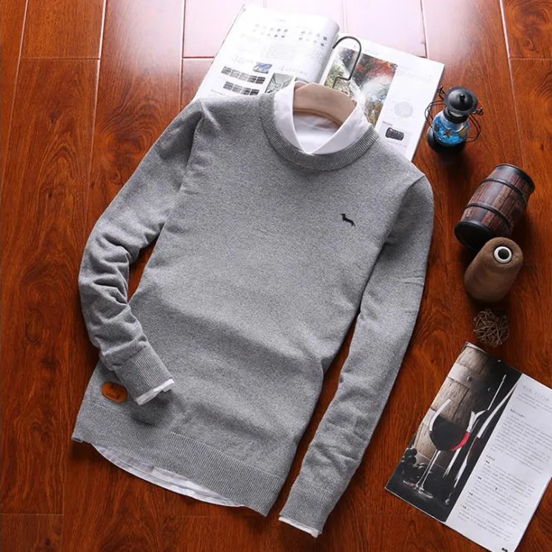 Mens Sweaters 2019 New Autumn Winter Men Sweater Cotton Pullovers Long Sleeve O-neck Embroidery M L XL 2XL 3XL White Red Black
Mens Sweaters 2019 New Autumn Winter Men Sweater Cotton Pullovers Long Sleeve O-neck Embroidery M L XL 2XL 3XL White Red Black