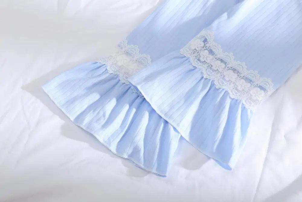 Women Clothes Lace Patchwork Ruffles Shirt+Pants Maternity Two Piece Set Nursing Sleepwear Adjustable Belly Feeding Pajamas Set
Women Clothes Lace Patchwork Ruffles Shirt+Pants Maternity Two Piece Set Nursing Sleepwear Adjustable Belly Feeding Pajamas Set