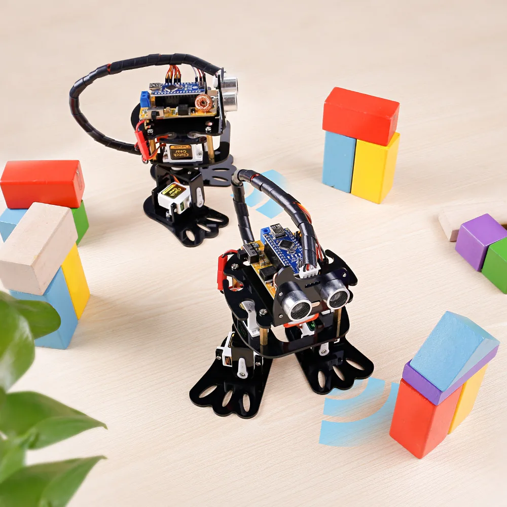 SunFounder DIY 4 DOF набор роботов для обучения Sloth робота Arduino Nano DIY|kit for arduino|kit kitskit diy |