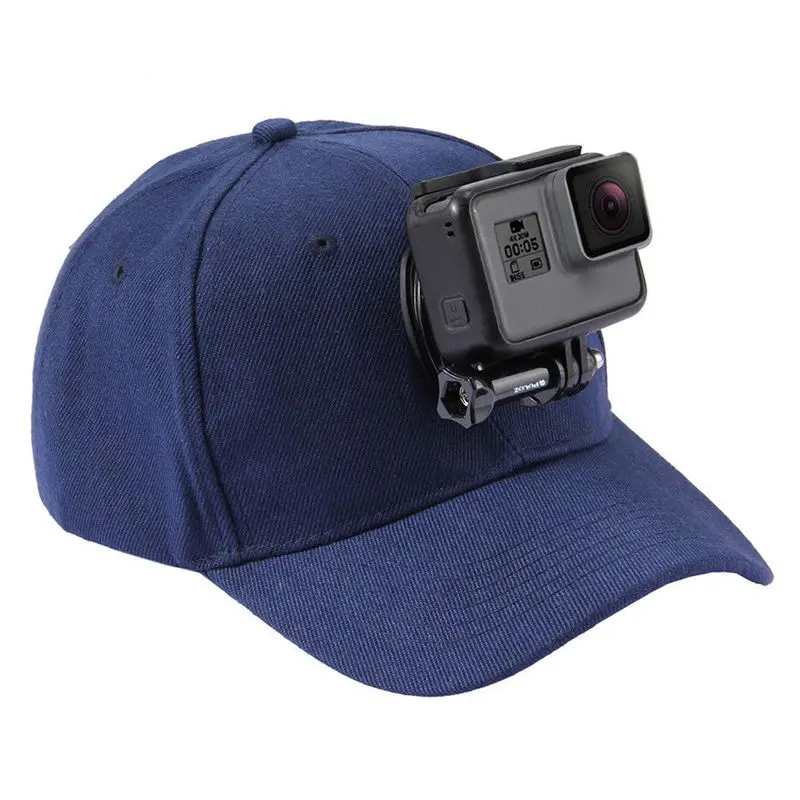 Для Go Pro Аксессуары Открытый шляпа от солнца Topi бейсболка W/держатель крепление