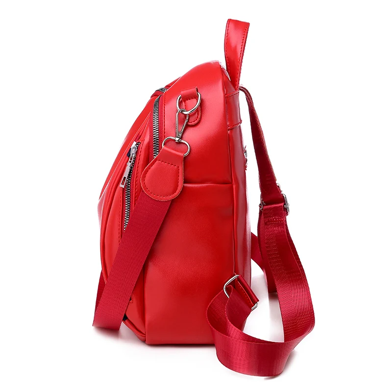 Новый молодежный Повседневный женский рюкзак из искусственной кожи с защитой от