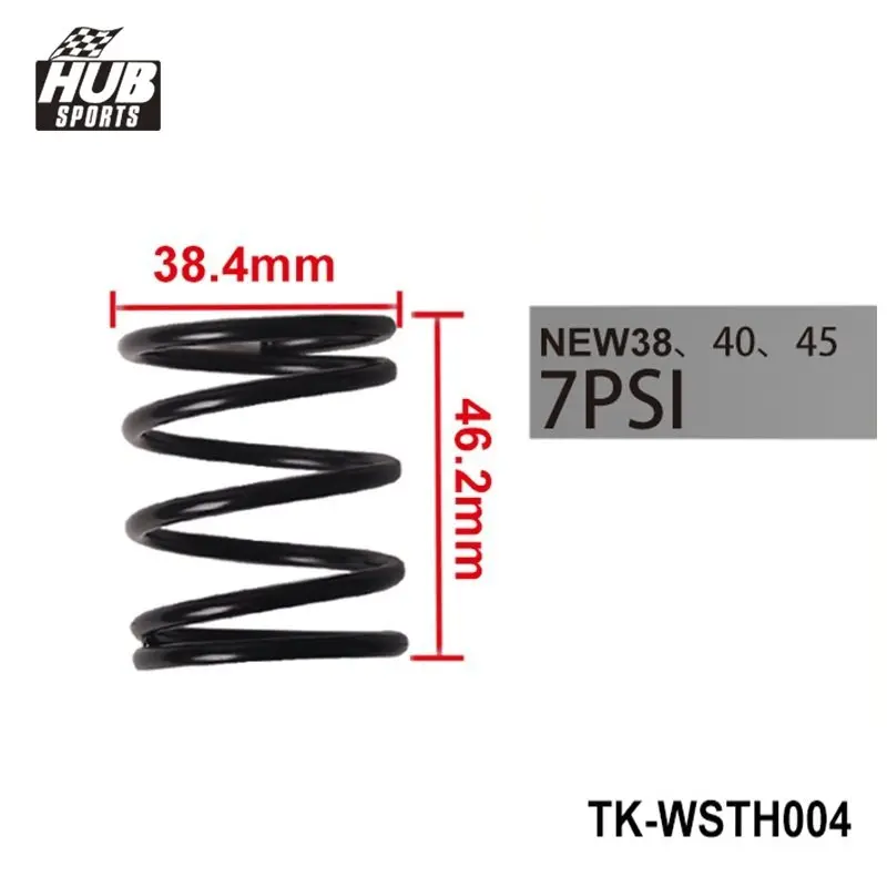 38MM 40MM 45MM TURBO EXTERNAL WASTEGATE WG SPRING COATED REPLACEMENT 7 PSI/7PSI 0.5BAR HU-WSTH004
38MM 40MM 45MM TURBO EXTERNAL WASTEGATE WG SPRING COATED REPLACEMENT 7 PSI/7PSI 0.5BAR HU-WSTH004