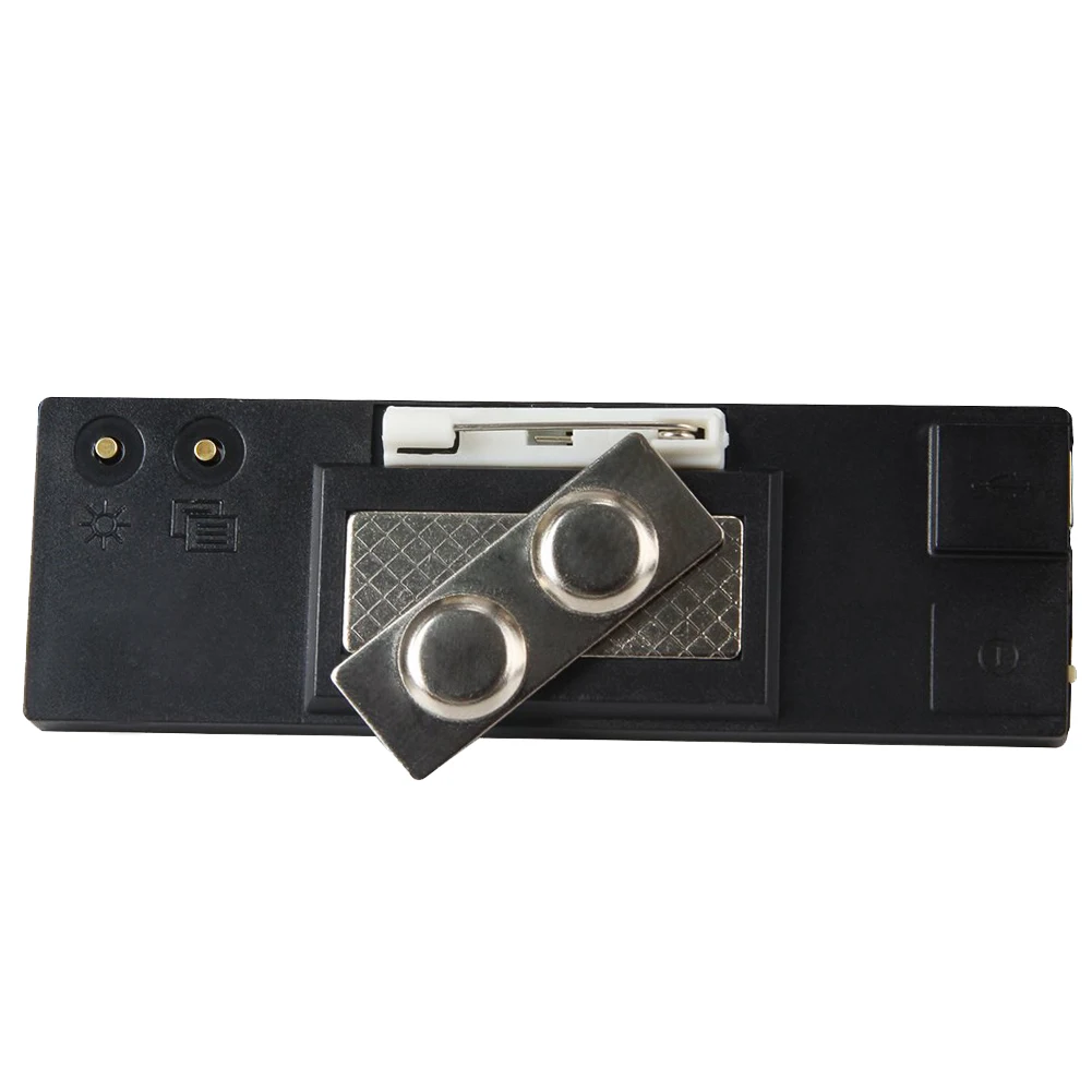 5X Programmable LED Digital Scrolling Message Name Tag Id Badge(12x48 Pixels) (Red)
5X Programmable LED Digital Scrolling Message Name Tag Id Badge(12x48 Pixels) (Red)