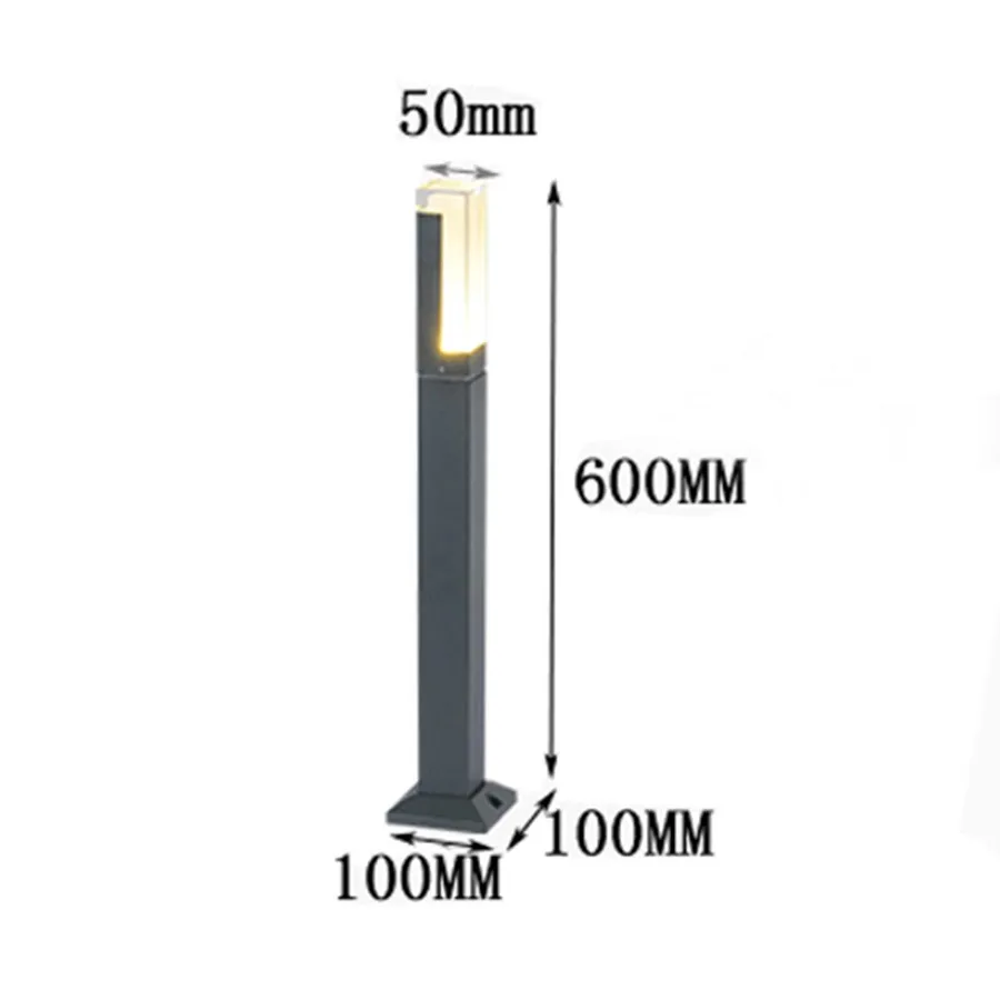 BEIAIDI 10W Outdoor Stand Pole Column Lawn Light Waterproof Acrylic Garden Fence Landscape Pillar Light Villa Park Pathway Lamp
BEIAIDI 10W Outdoor Stand Pole Column Lawn Light Waterproof Acrylic Garden Fence Landscape Pillar Light Villa Park Pathway Lamp