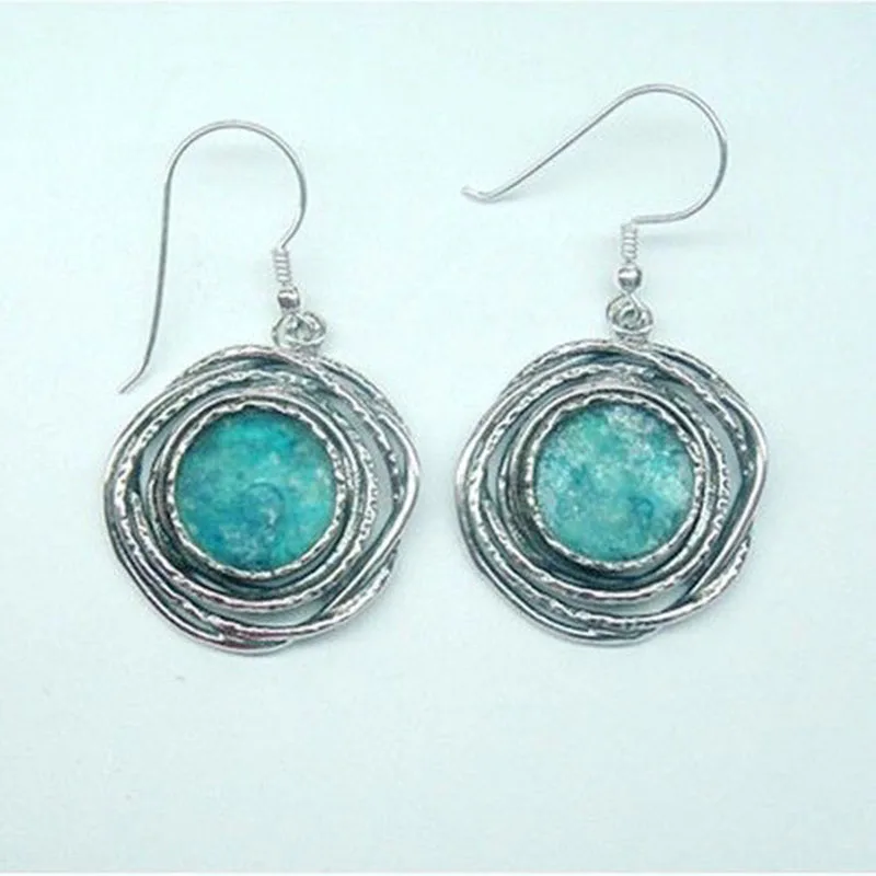 Big Round Blue Stone Earring Vintage Ethnic Dangle Earring For Women Jewelry Gift Lady Accessories L5C124
Big Round Blue Stone Earring Vintage Ethnic Dangle Earring For Women Jewelry Gift Lady Accessories L5C124