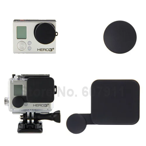 2 in 1 Gopro Accessories Black Protective Camera Lens Cap Cover Compatible + Housing Case Cover For Gopro HD Hero 4 3+
2 in 1 Gopro Accessories Black Protective Camera Lens Cap Cover Compatible + Housing Case Cover For Gopro HD Hero 4 3+