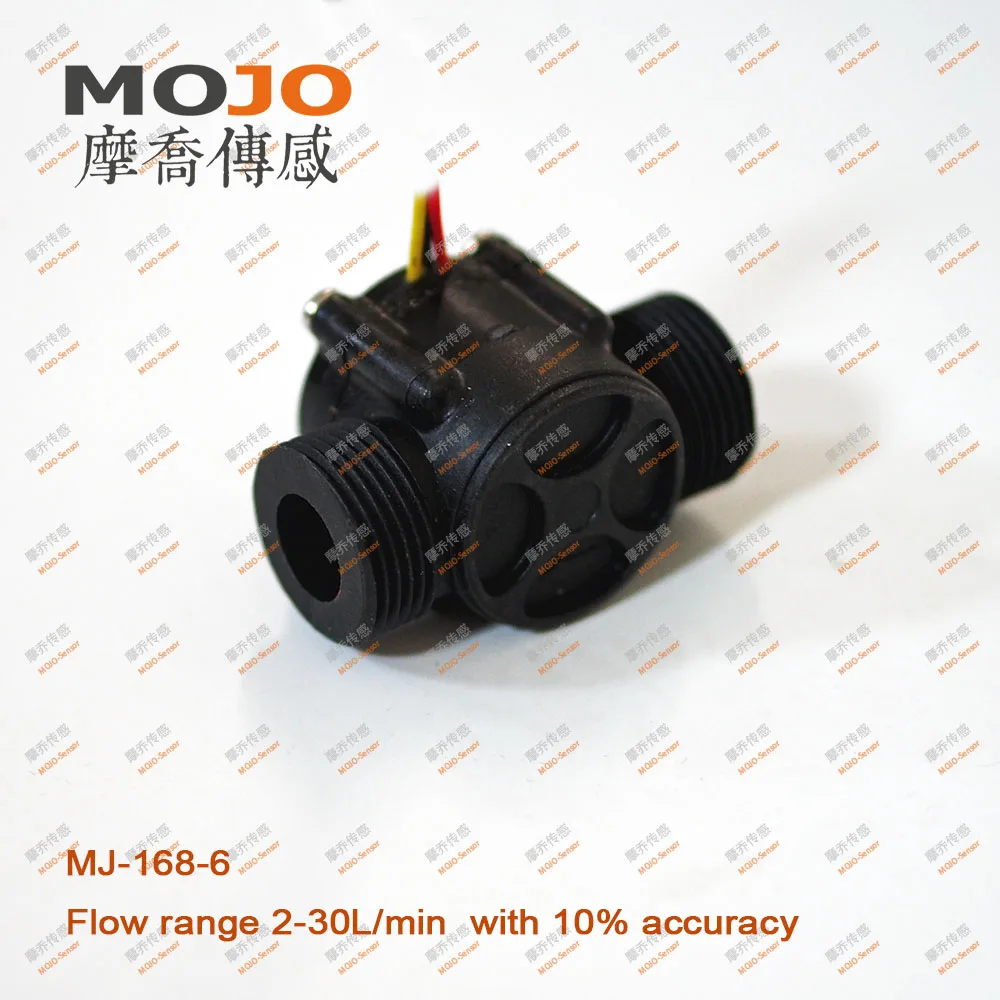 Flow Sensor MJ-168-6 G3/4'' Pulse Output Water Flow Meter Coffee Machine (10pcs/lots)
Flow Sensor MJ-168-6 G3/4'' Pulse Output Water Flow Meter Coffee Machine (10pcs/lots)