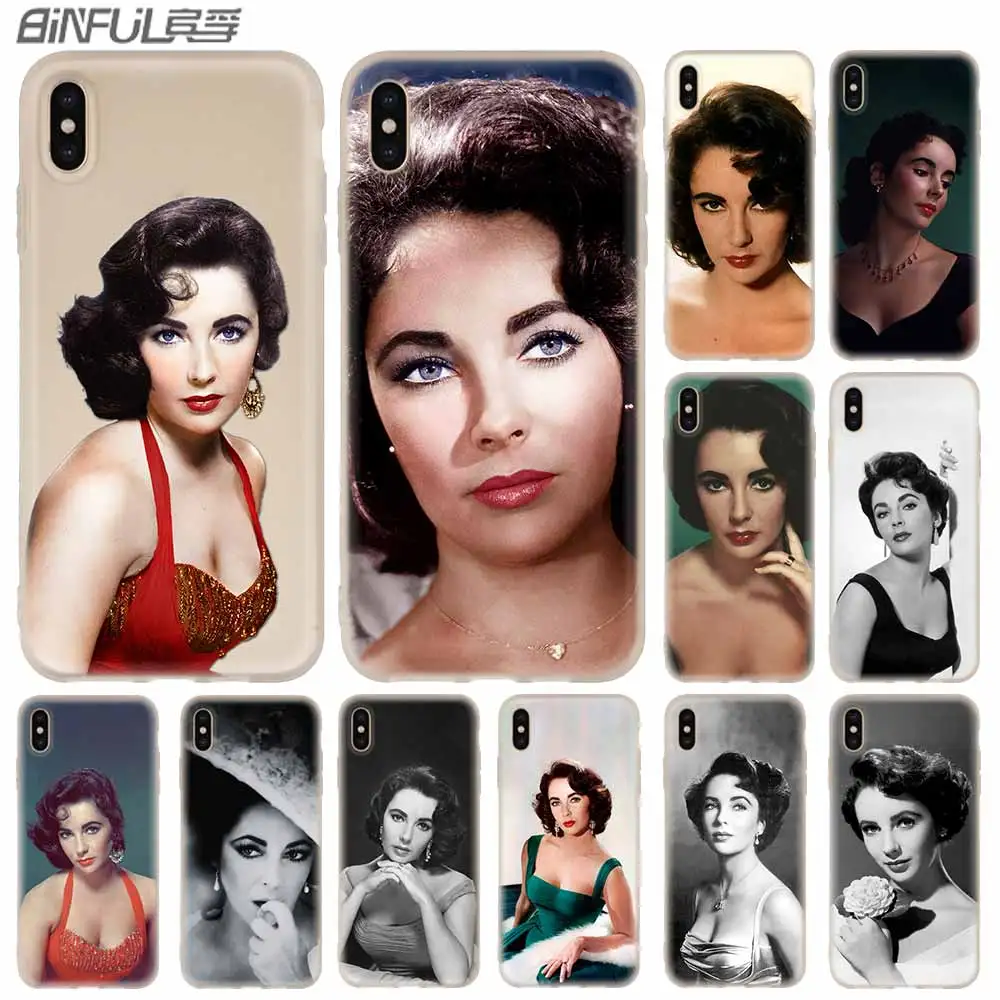 Silicone Soft Coque Case For iPhone 13 12 11 Pro X XS Max XR 6 6S 7 8 Plus Mini SE 2020 Elizabeth Taylor
Silicone Soft Coque Case For iPhone 13 12 11 Pro X XS Max XR 6 6S 7 8 Plus Mini SE 2020 Elizabeth Taylor