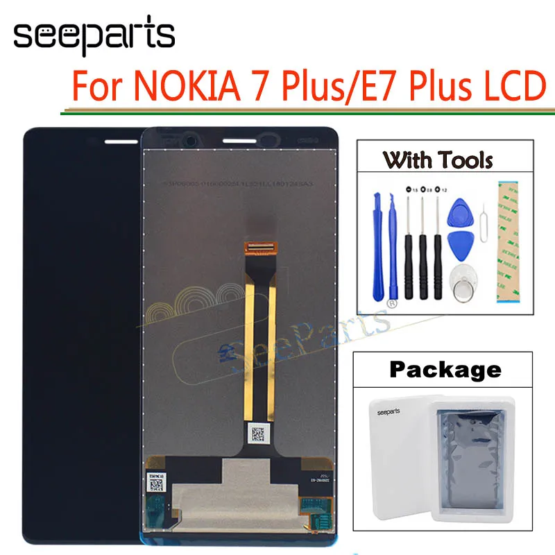 6.0" Display For Nokia 7 Plus LCD 7Plus Display Touch Screen Digitizer For Nokia E7 Plus LCD Replacment Screen TA-1062
6.0" Display For Nokia 7 Plus LCD 7Plus Display Touch Screen Digitizer For Nokia E7 Plus LCD Replacment Screen TA-1062