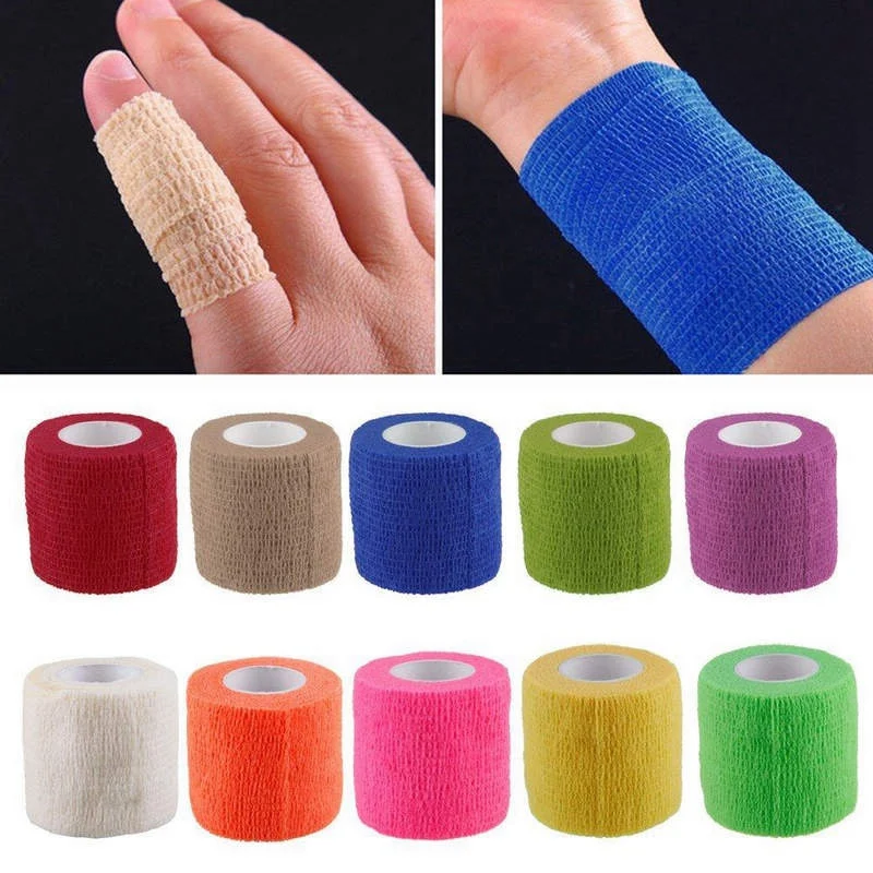 4.5m Non Woven Fabric Adhesive Bandage Wrap Kinesiology Self-Adhering Bandage Wraps Elastic Handguard First Aid Tape Stretch
4.5m Non Woven Fabric Adhesive Bandage Wrap Kinesiology Self-Adhering Bandage Wraps Elastic Handguard First Aid Tape Stretch
