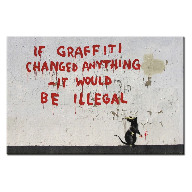 Fashion Graffiti poster series Canvas Wall Art Home Decoration Pictures 1 Panels For Living Room Wholesale /Abstract-102
Fashion Graffiti poster series Canvas Wall Art Home Decoration Pictures 1 Panels For Living Room Wholesale /Abstract-102