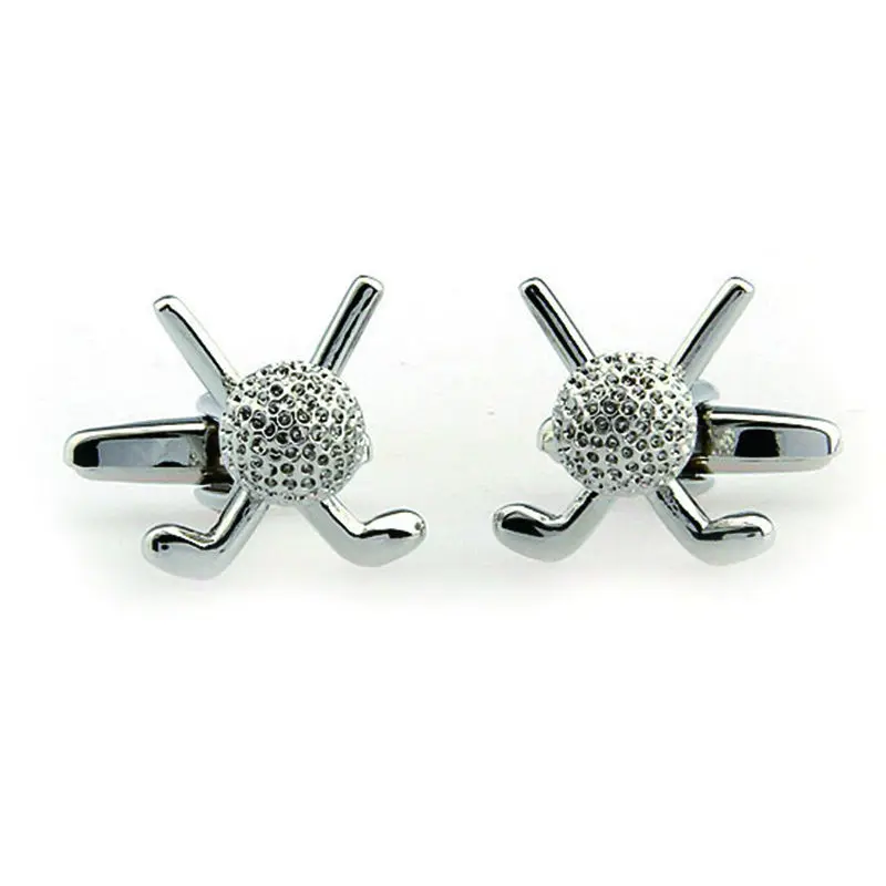 Promotion Silver color Golf Cufflinks Men Golf Club Lepton Brand Stainless Steel cufflinks for men shirt cuffs Cufflink in Sport
Promotion Silver color Golf Cufflinks Men Golf Club Lepton Brand Stainless Steel cufflinks for men shirt cuffs Cufflink in Sport