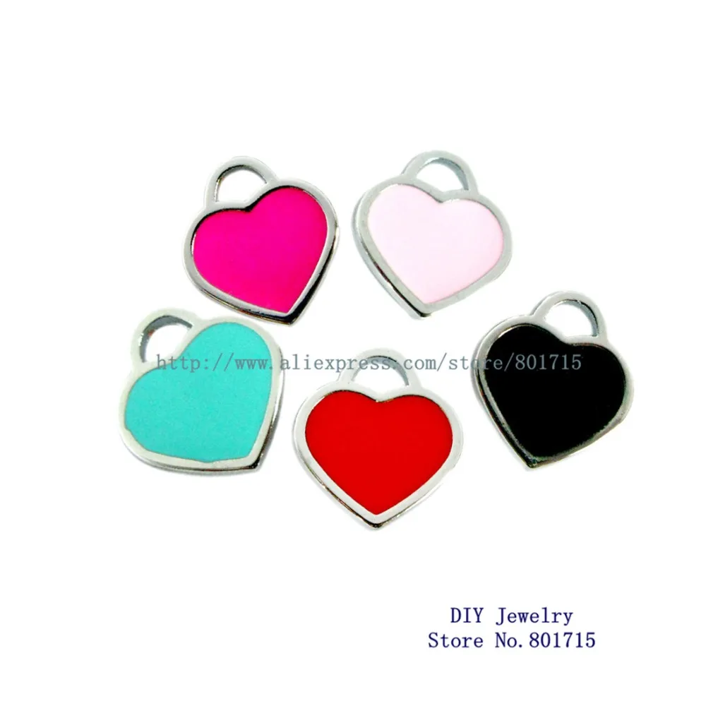 10 шт. подвески в виде сердца для домашних животных|pendant charms|charm charmheart pendant charms |
