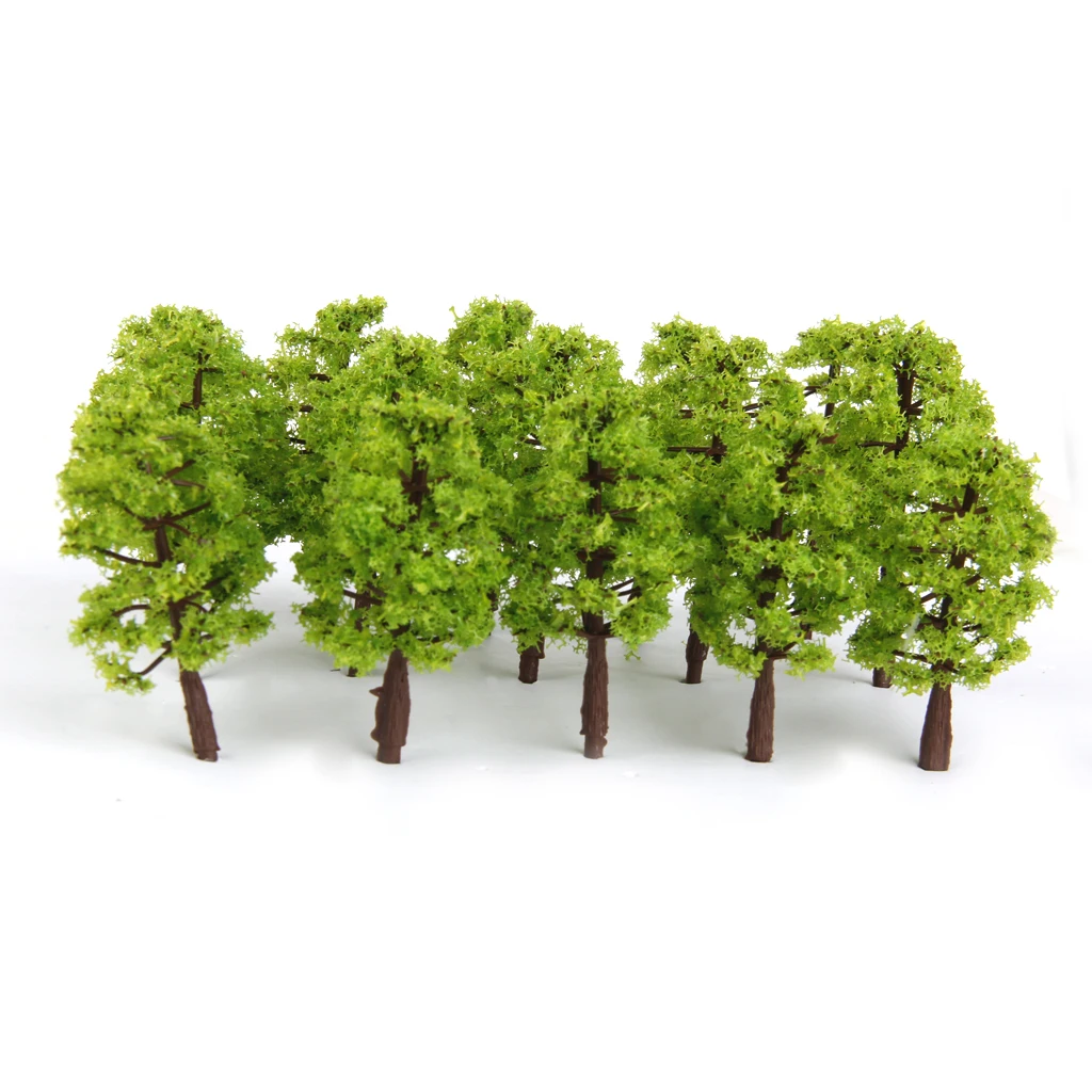 8 cm 20pcs 1/150 Model Trees Train Railroad Scenery 1:150 Light Green Tree Model Building Kits Child Classic Toys Supplies Gift
8 cm 20pcs 1/150 Model Trees Train Railroad Scenery 1:150 Light Green Tree Model Building Kits Child Classic Toys Supplies Gift