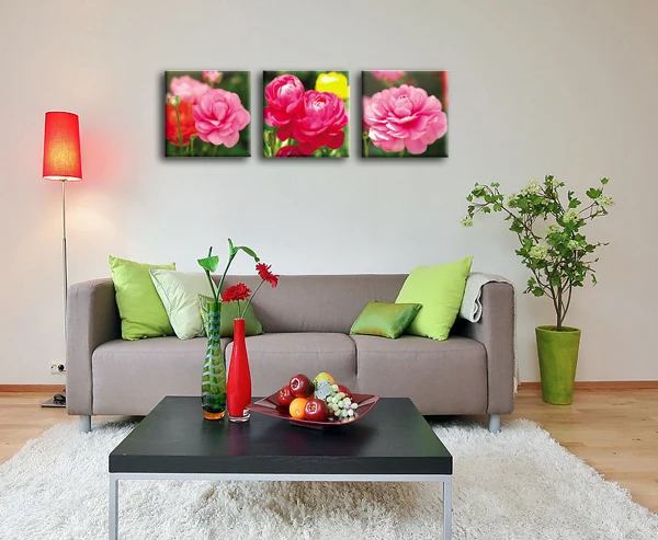 Modern oil painting for Party decoration with special size printed on cotton canvas, 3 pieces red flowers for a set
Modern oil painting for Party decoration with special size printed on cotton canvas, 3 pieces red flowers for a set