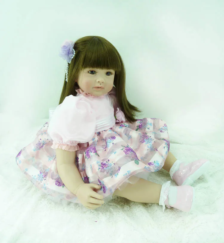 22 Inch Soft Silicone Vinyl Reborn Baby Girl Toys Educational Princess Baby Doll Fashion Lifelike Babyborn Dolls Gift
22 Inch Soft Silicone Vinyl Reborn Baby Girl Toys Educational Princess Baby Doll Fashion Lifelike Babyborn Dolls Gift