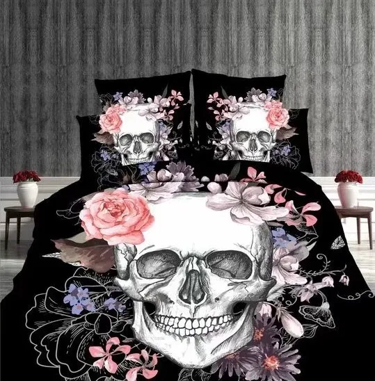 Fashionable Indian Skull Prints Bedding Set Bedclothes BedSheets for Adults Bedroom Decoration Woven Full Queen Size Black White
Fashionable Indian Skull Prints Bedding Set Bedclothes BedSheets for Adults Bedroom Decoration Woven Full Queen Size Black White