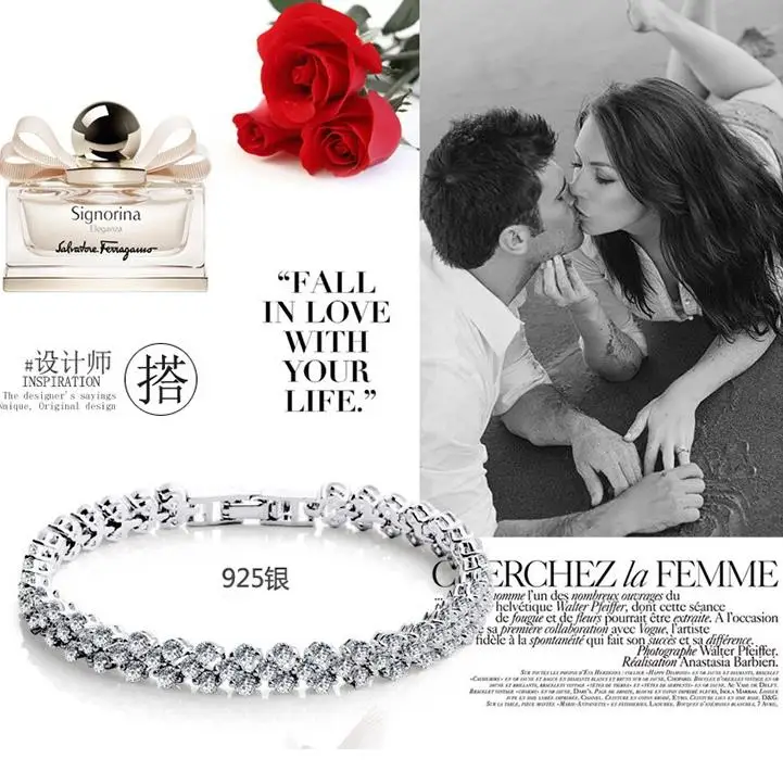 LUKENI Luxury Austrian Rhinestones Women Bracelets Jewelry Charm 925 Sterling Silver Bracelets For Girl Lady Wedding Accessories
LUKENI Luxury Austrian Rhinestones Women Bracelets Jewelry Charm 925 Sterling Silver Bracelets For Girl Lady Wedding Accessories