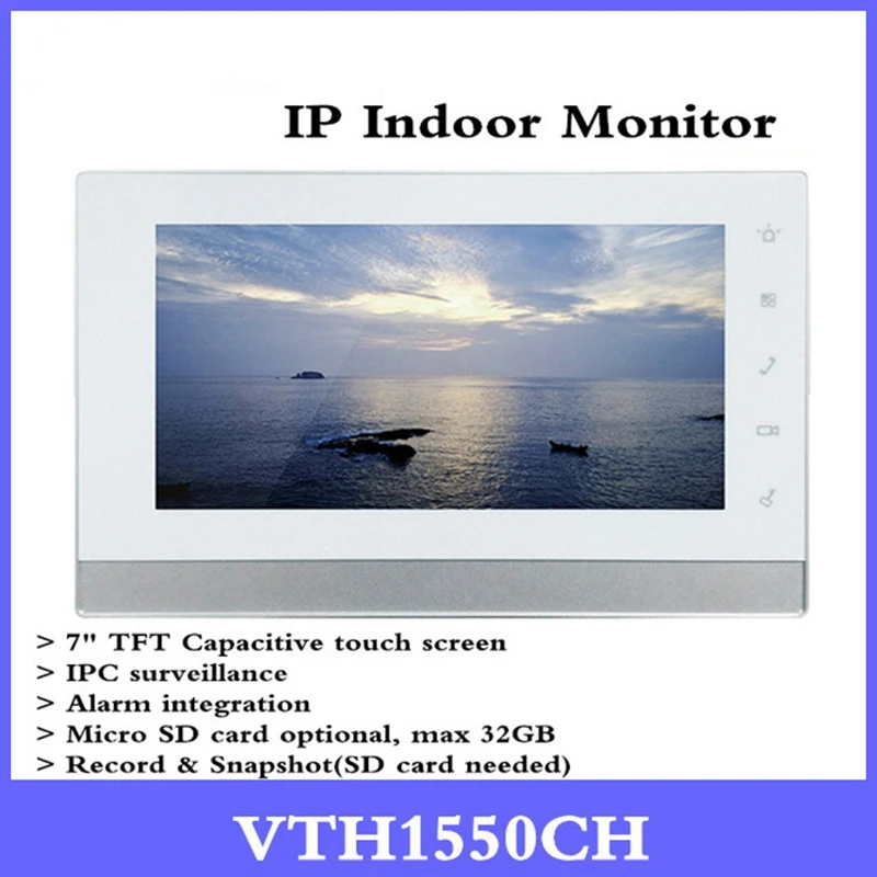 Оригинальный DH английский OEM версия VTH1550CH монитор видеонаблюдения 7 дюймовый 480X800
