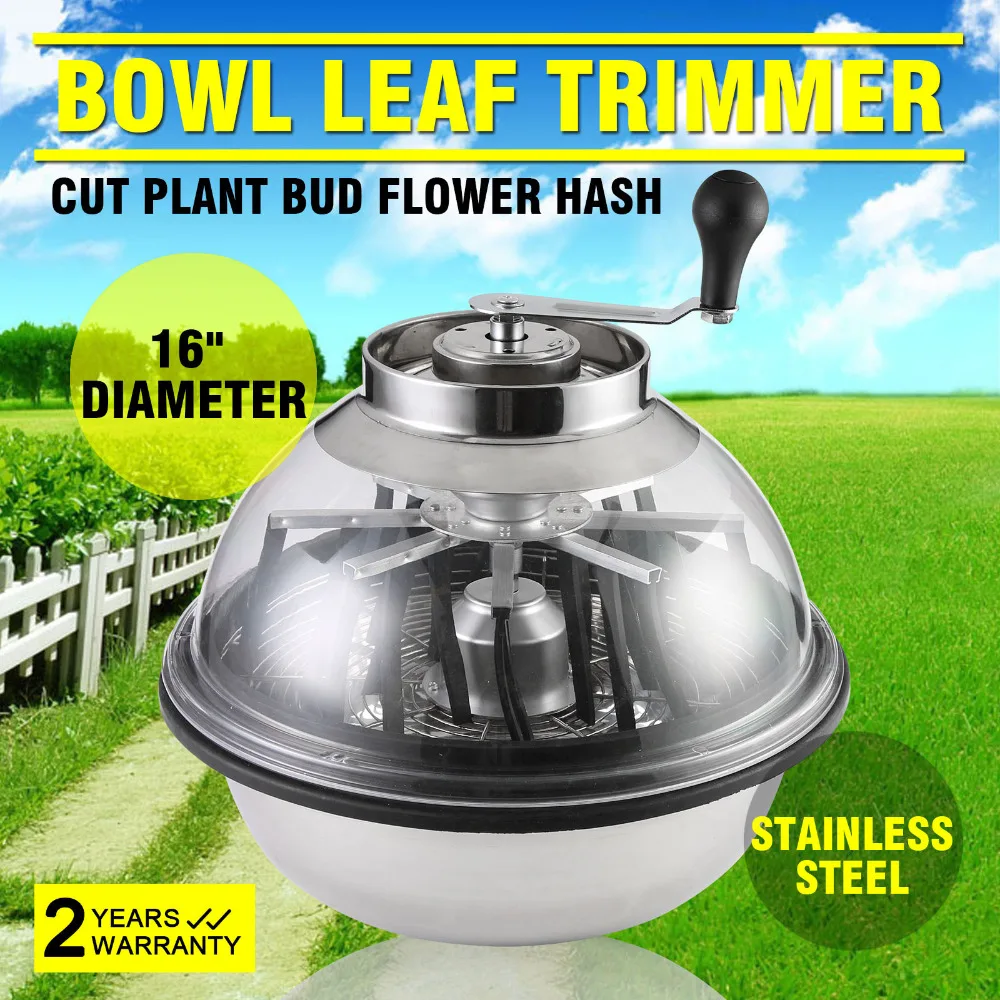 Hydroponic 16 Inch Leaf Bowl grass Trimmer Twisted Spin Cut for Plant Bud leaf trimmer
Hydroponic 16 Inch Leaf Bowl grass Trimmer Twisted Spin Cut for Plant Bud leaf trimmer