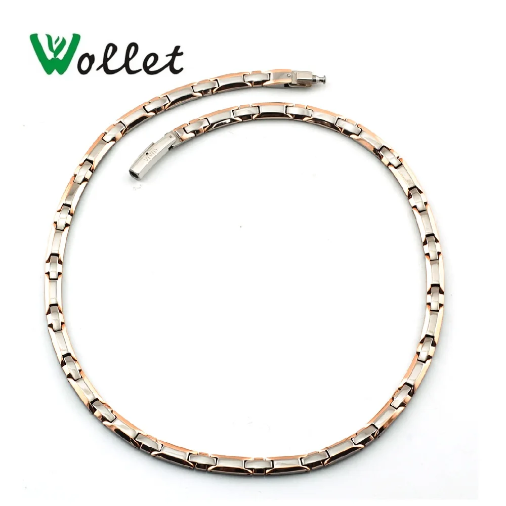 Wollet Jewelry Health Energy Titanium Magnetic Necklace For Women Men Hematite Germanium Rose Gold Metallic Silver Rose Gold
Wollet Jewelry Health Energy Titanium Magnetic Necklace For Women Men Hematite Germanium Rose Gold Metallic Silver Rose Gold